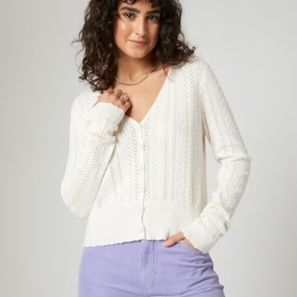 Exclusive Florance By Mills ABOUT YOU Knit Cardigan (NWT) - Picture 3 of 5